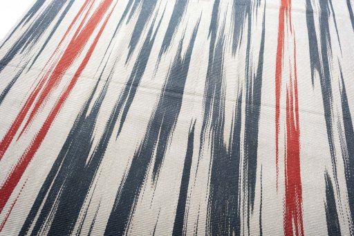 Surface texture of New Modern Design rug with natural Wool and intricate pattern