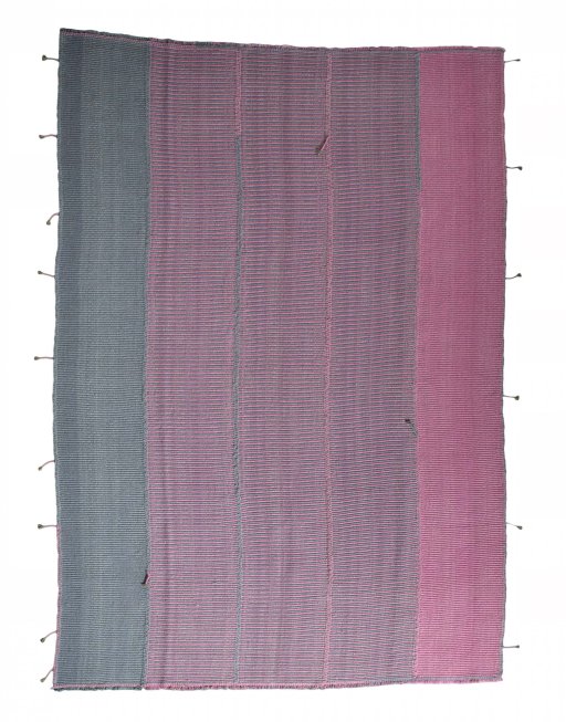 Full view of New Modern Design rug from Iran / Persia, 368 × 262 cm in Red tones