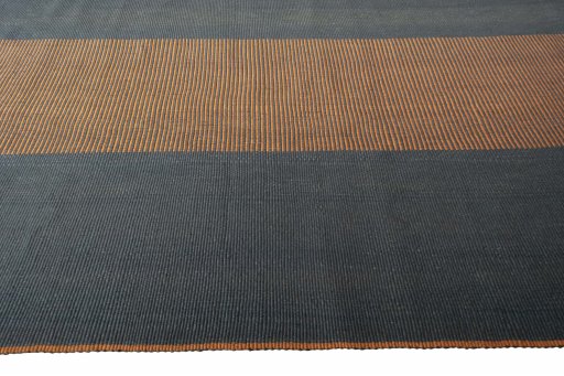 Close-up detail of New Modern Design rug from Iran / Persia showing Wool weave