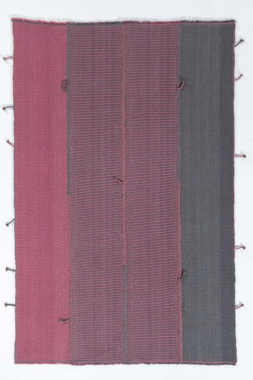 Full view of New Modern Design rug from Iran / Persia, 310 × 210 cm in Red tones