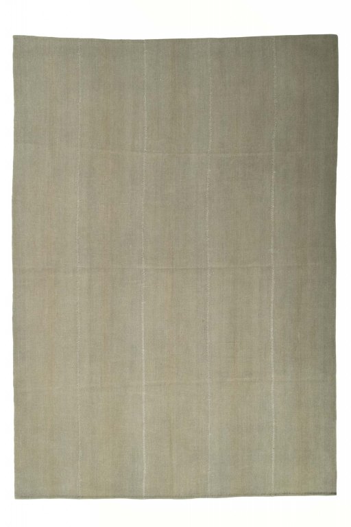 Full view of New Modern Design rug from Iran / Persia, 352 × 248 cm in Beige tones