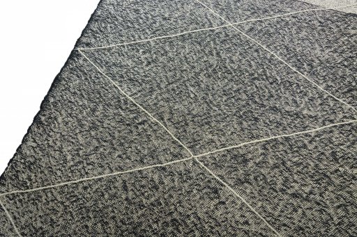 Surface texture of New Modern Design rug with natural Wool and intricate pattern