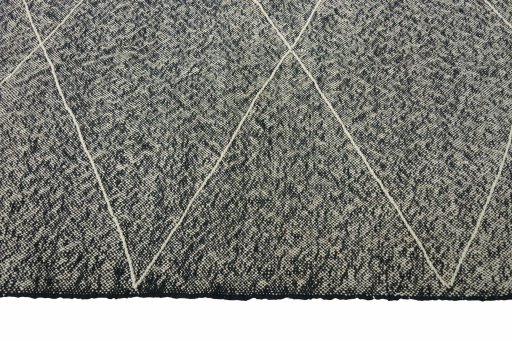 Close-up detail of New Modern Design rug from Iran / Persia showing Wool weave