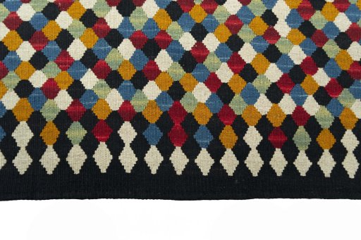 Central medallion detail of New Modern Design rug from Iran / Persia