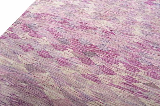 Surface texture of New Modern Design rug with natural Wool and intricate pattern