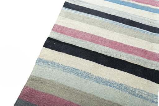 Surface texture of New Modern Design rug with natural Wool and intricate pattern