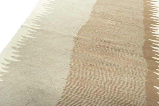 Surface texture of New Modern Design rug with natural Wool and intricate pattern