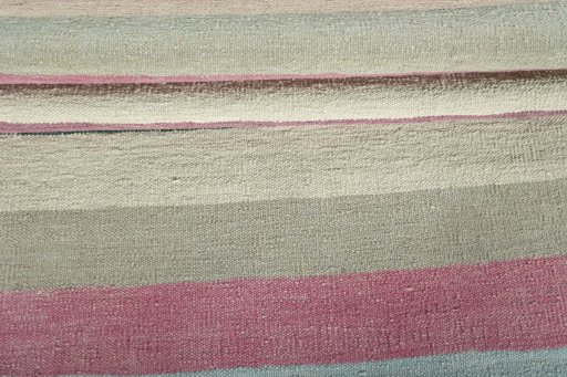 Full view of New Modern Design rug from Iran / Persia, 285 × 71 cm in Multi Color tones
