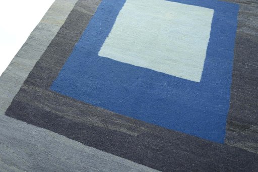 Surface texture of New Modern Design rug with natural Wool and intricate pattern
