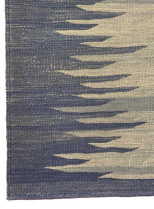 Full view of New Modern Design rug from Iran / Persia, 213 × 152 cm in Green tones