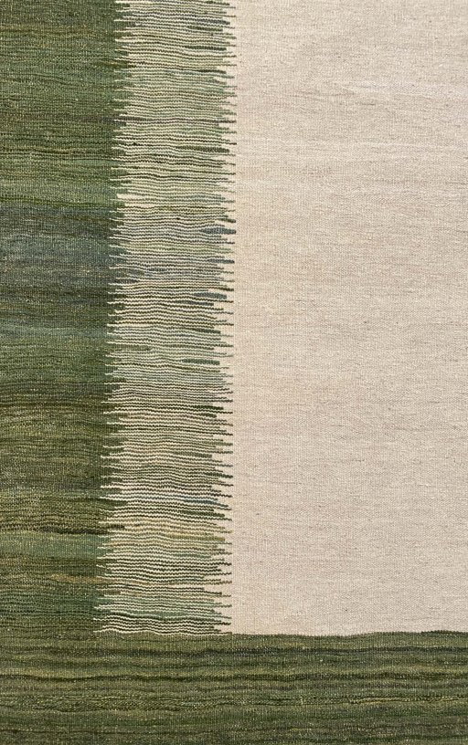 Surface texture of New Modern Design rug with natural Wool and intricate pattern