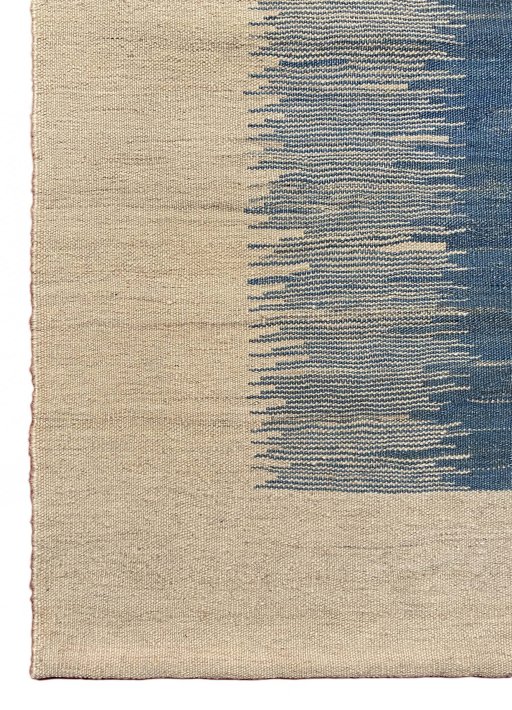 Surface texture of New Modern Design rug with natural Wool and intricate pattern