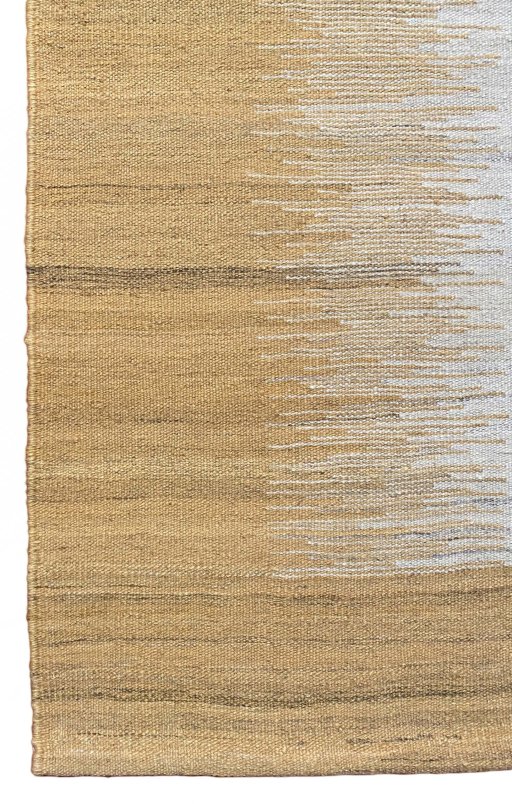 Surface texture of New Modern Design rug with natural Wool and intricate pattern