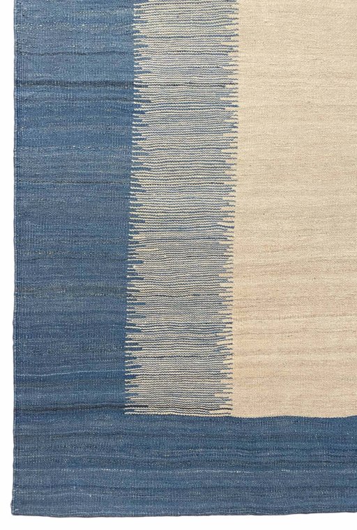 Surface texture of New Modern Design rug with natural Wool and intricate pattern