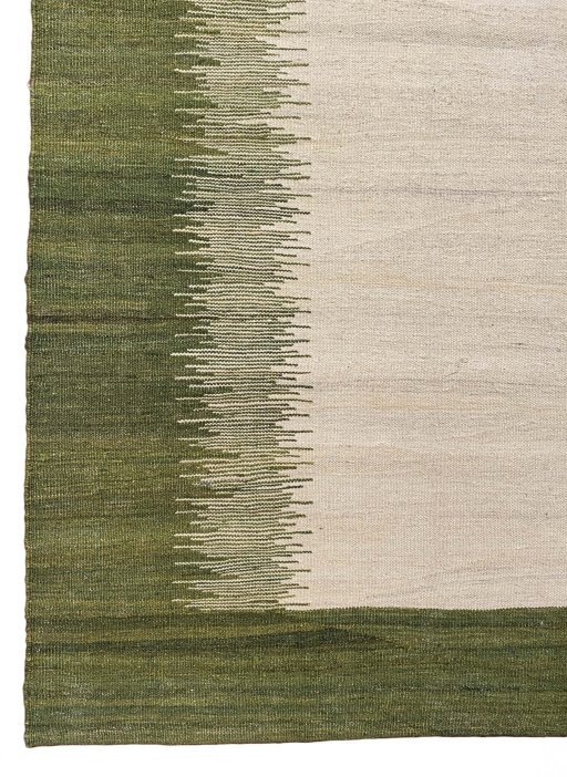 Surface texture of New Modern Design rug with natural Wool and intricate pattern