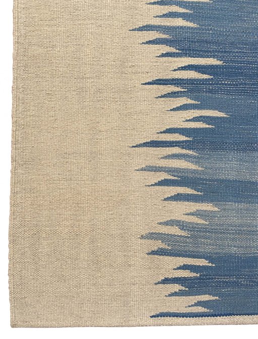 Surface texture of New Modern Design rug with natural Wool and intricate pattern