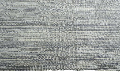 Close-up detail of New Modern Design rug from Iran / Persia showing Wool weave