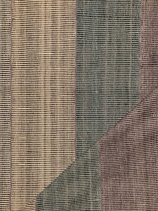 Close-up detail of New Modern Design rug from Iran / Persia showing Wool weave