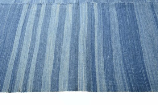 Close-up detail of New Modern Design rug from Iran / Persia showing Wool weave