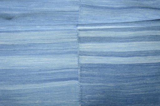 Full view of New Modern Design rug from Iran / Persia, 194 × 155 cm in Blue tones