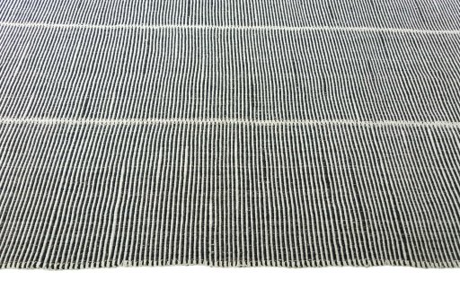 Close-up detail of New Modern Design rug from Iran / Persia showing Wool weave