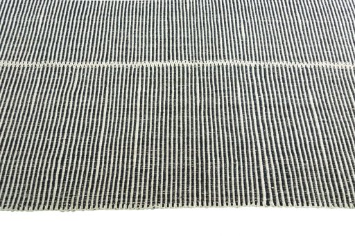 Close-up detail of New Modern Design rug from Iran / Persia showing Wool weave