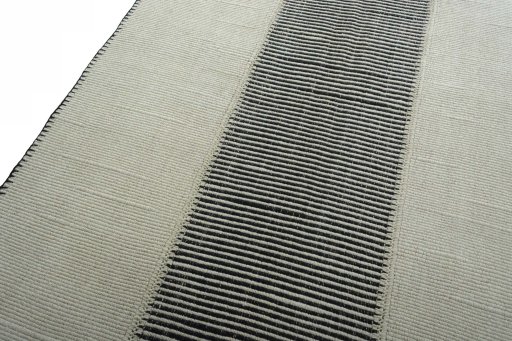 Surface texture of New Modern Design rug with natural Wool and intricate pattern