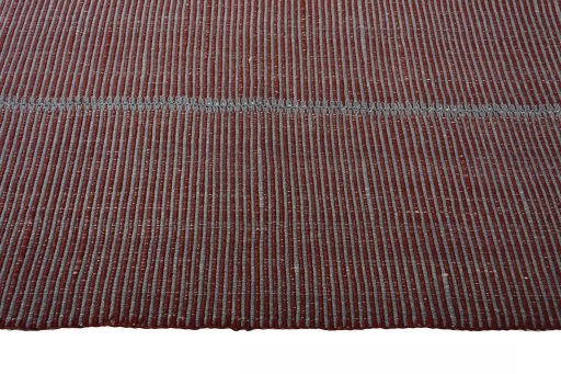 Close-up detail of New Modern Design rug from Iran / Persia showing Wool weave