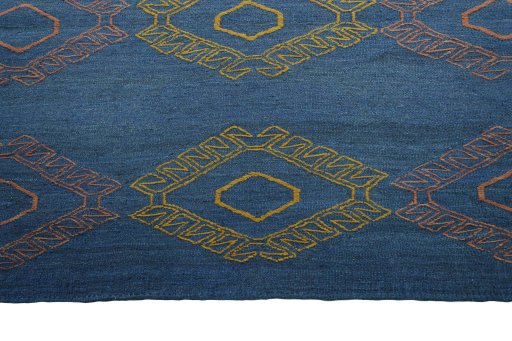 Central medallion detail of New Modern Design rug from Iran / Persia