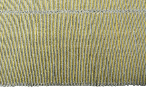Close-up detail of New Modern Design rug from Iran / Persia showing Wool weave