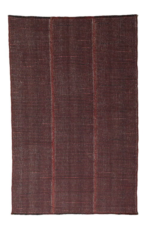 Full view of New Modern Design rug from Iran / Persia, 257 × 171 cm in Red tones