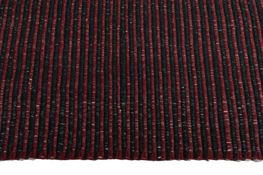 Close-up detail of New Modern Design rug from Iran / Persia showing Wool weave