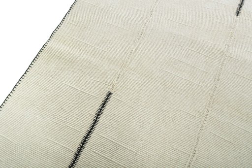 Surface texture of New Modern Design rug with natural Wool and intricate pattern