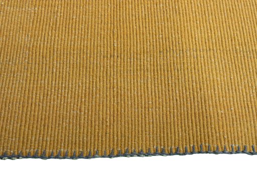 Close-up detail of New Modern Design rug from Iran / Persia showing Wool weave