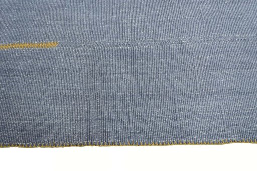 Close-up detail of New Modern Design rug from Iran / Persia showing Wool weave