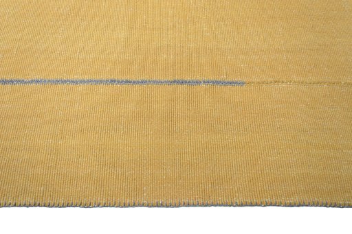 Close-up detail of New Modern Design rug from Iran / Persia showing Wool weave