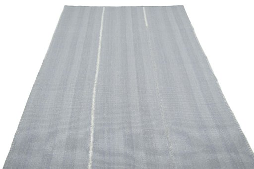 Close-up detail of New Modern Design rug from Iran / Persia showing Wool weave