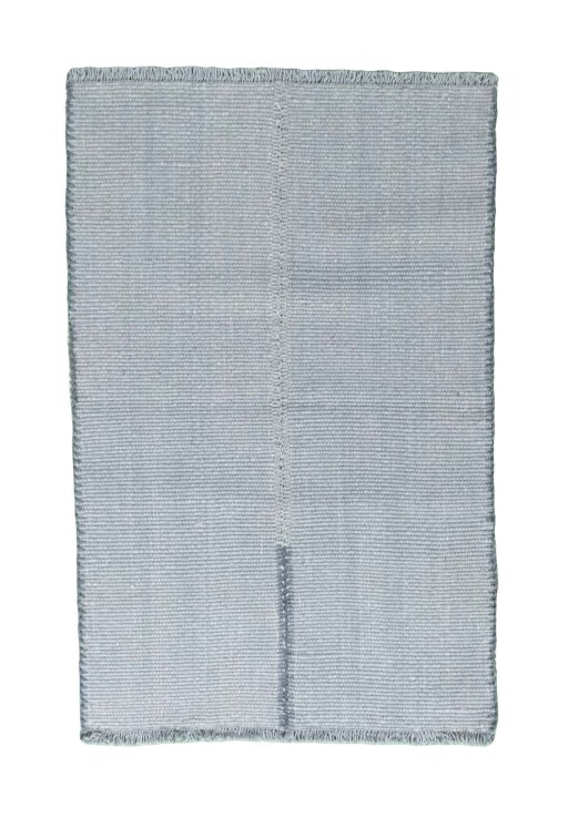 Full view of New Modern Design rug from Iran / Persia, 127 × 82 cm in Blue tones