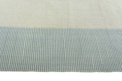 Close-up detail of New Modern Design rug from Iran / Persia showing Wool weave