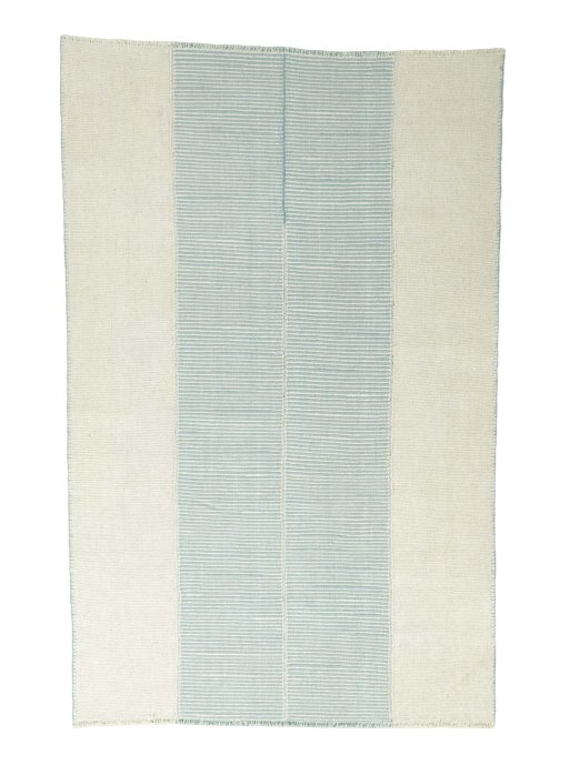 Full view of New Modern Design rug from Iran / Persia, 310 × 204 cm in Beige tones