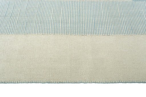 Close-up detail of New Modern Design rug from Iran / Persia showing Wool weave