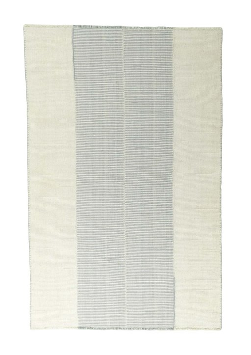 Full view of New Modern Design rug from Iran / Persia, 305 × 201 cm in Beige tones