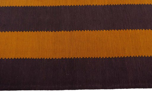 Close-up detail of New Modern Design rug from Iran / Persia showing Wool weave