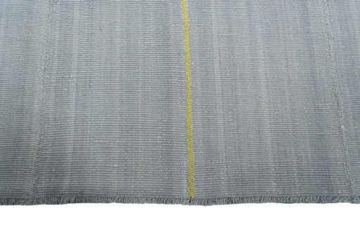 Close-up detail of New Modern Design rug from Iran / Persia showing Wool weave