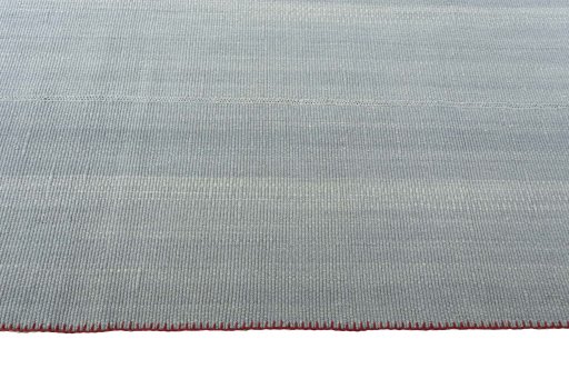 Close-up detail of New Modern Design rug from Iran / Persia showing Wool weave