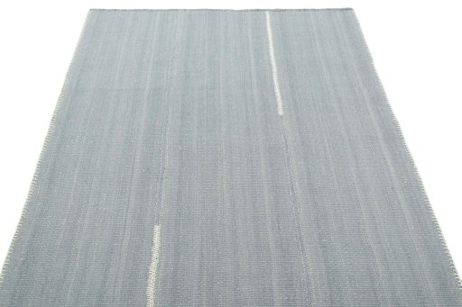 Close-up detail of New Modern Design rug from Iran / Persia showing Wool weave