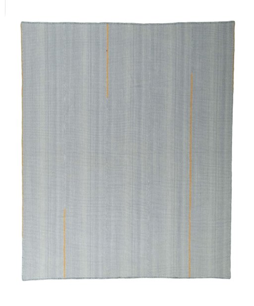 Full view of New Modern Design rug from Iran / Persia, 306 × 257 cm in Gray tones