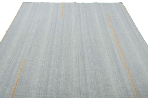 Close-up detail of New Modern Design rug from Iran / Persia showing Wool weave