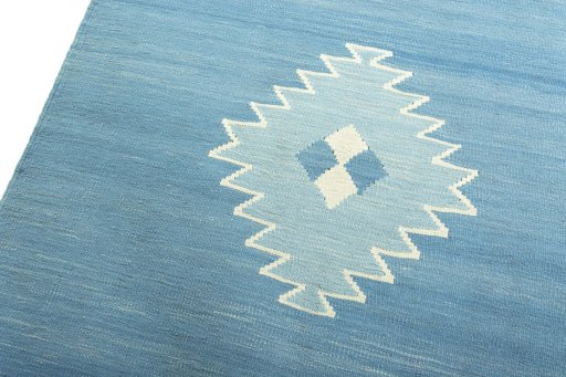 Surface texture of New Modern Design rug with natural Wool and intricate pattern
