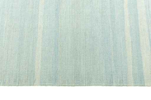 Close-up detail of New Modern Design rug from Iran / Persia showing Wool weave